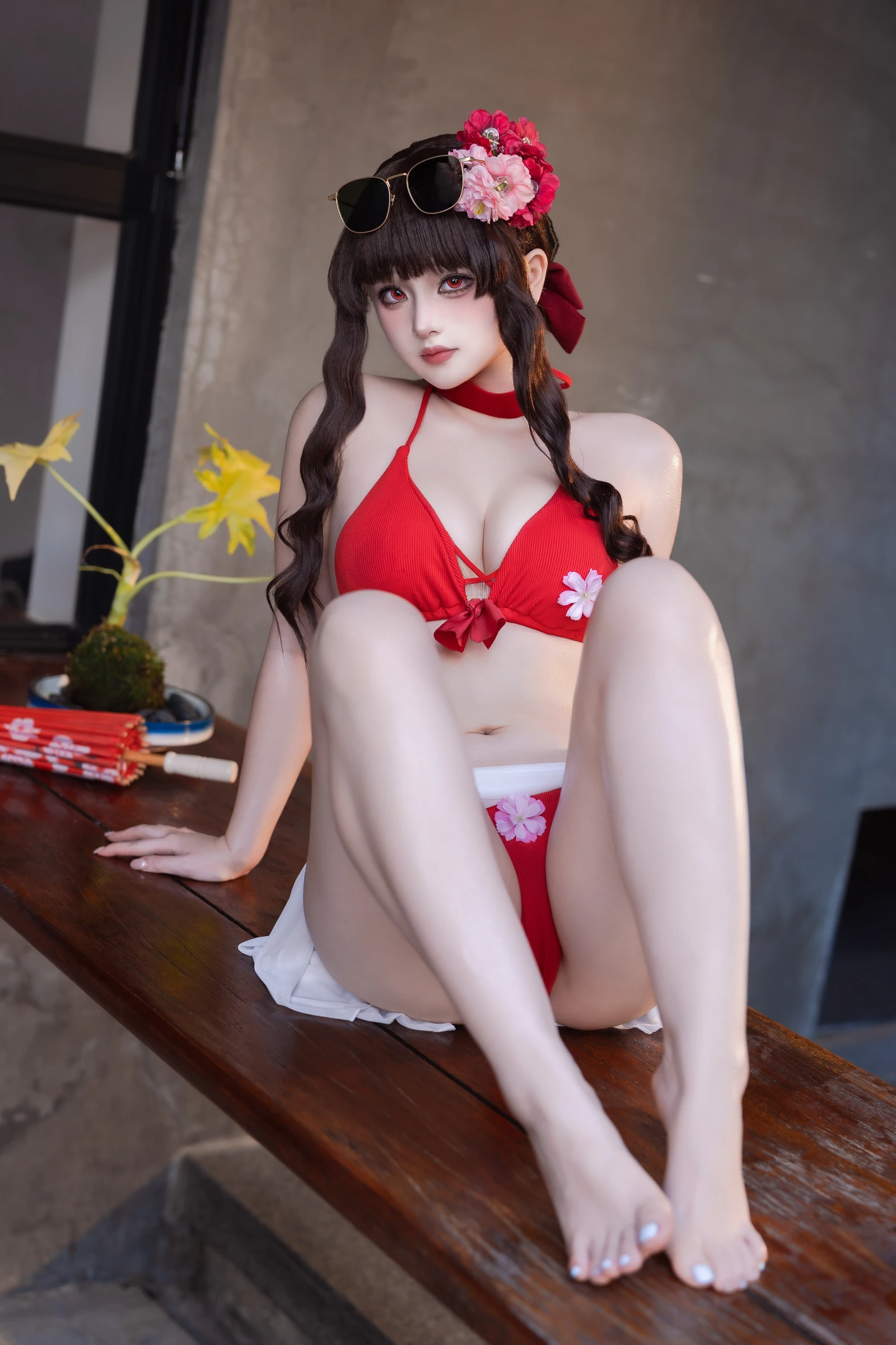图片[6]-屿鱼 樱花泳装 80P-COS世界